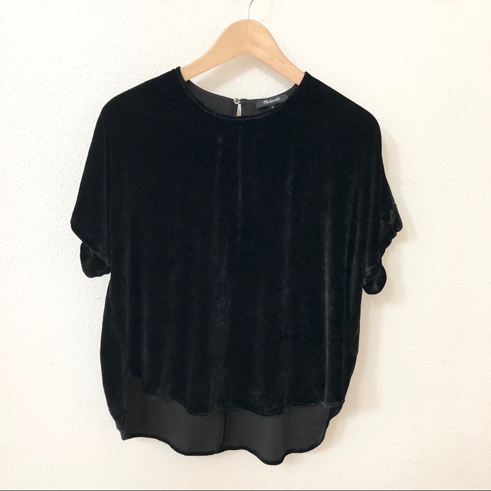 Madewell Velvet Top